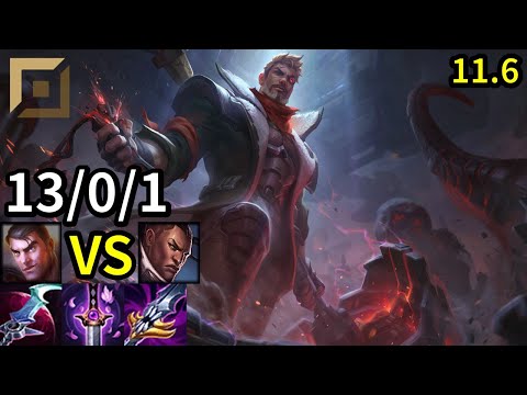 Jayce Top vs Lucian - KR Master | Patch 11.6