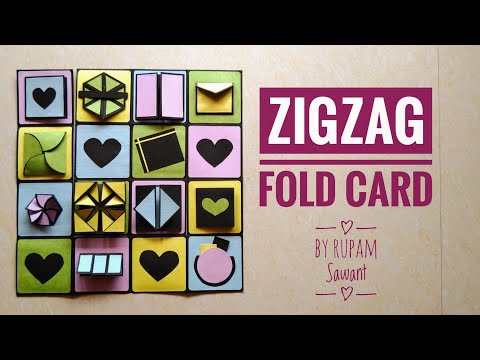 Zigzag Fold Gift Card Idea | Expandable Fold Card | DIY