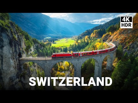 Switzerland in 4K HDR | Breathtaking Alps, Lakes & Villages | Dolby Vision | HDR GALLERY