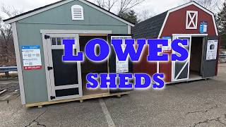 💙🏡LOWES SHED MODELS AND PRICES 2026
