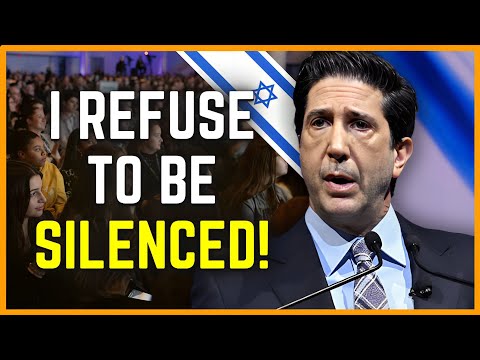 Jewish Crowd STUNNED over David Schwimmer's Message To Jews & Israel