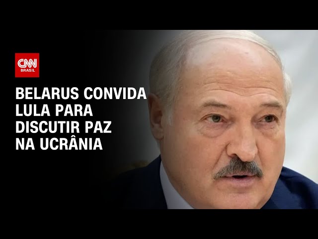 Belarus convida Lula para discutir paz na Ucrânia | LIVE CNN