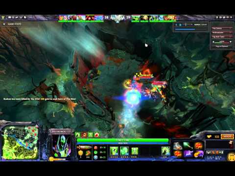 Dota 2 Puck snatches Aegis