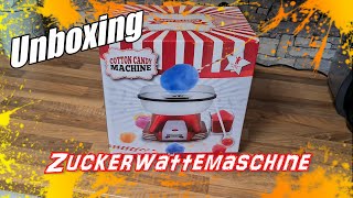 Gadgy Zuckerwattemaschine GG0612 Unboxing