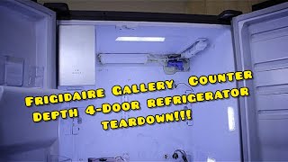 Frigidaire Gallery FG4H2272UF 4-Door French Door Refrigerator - how to disassemble