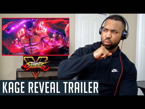 SFV ▰ Kage Reveal Trailer 【Street Fighter V】- REACTION!!