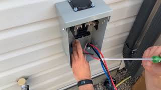 Hot tub electrical install explaining parts of spa package and terminations
