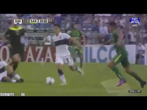 Gol de Nicolas Mazzola - Gimnasia LP  1 x 0 Sarmiento J - Fecha 17 - Liga Argentina