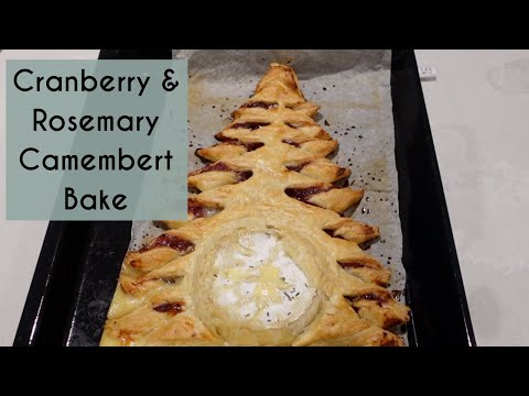 CRANBERRY & ROSEMARY CAMEMBERT CHRISTMAS TREE | ENTERTAINING RECIPES | Kerry Whelpdale