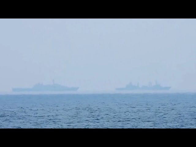 Taiwan Navy tracks Chinese warships after 'drill zone' declared