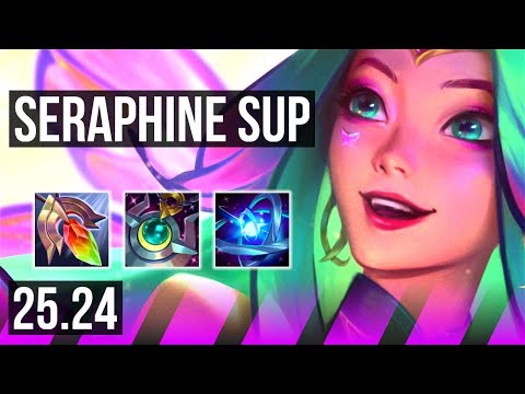 SERAPHINE & Ashe vs MEL & Amumu (SUP) | NA Master | 25.24