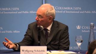 CGEG - Europe: The Current Situation and the Way Forward with Wolfgang Schäuble