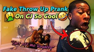 Fake Throw Up Prank On CJ So Cool