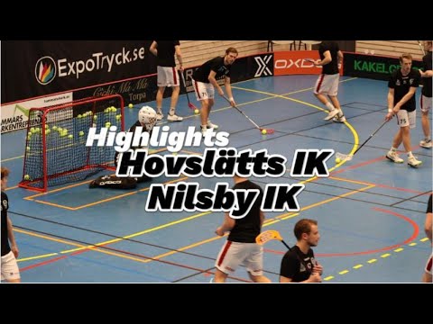 Highlights Hovslätts IK - Nilsby IK (Innebandy/Floorball)