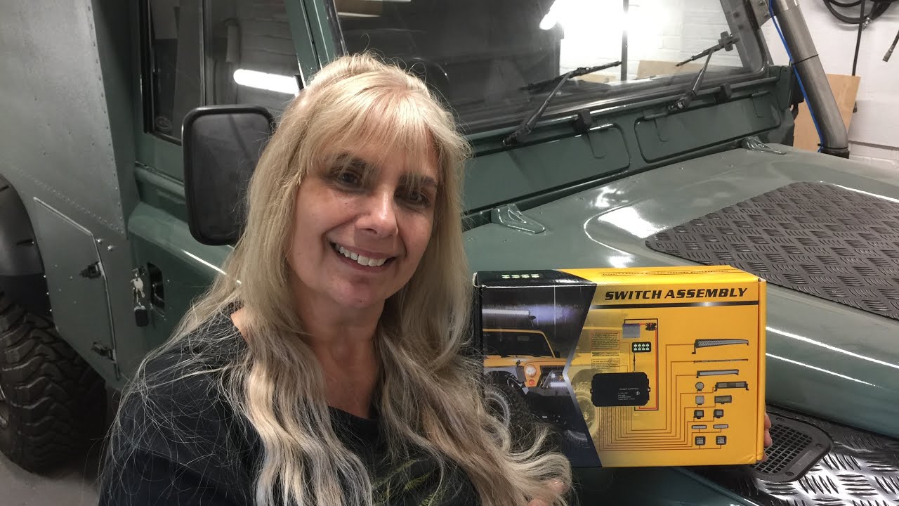 Fitting a Fouby4x4 switch panel to Landrover Defender Overland Camper(Beryl) Interior fitout part.5