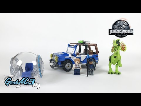 Vidéo LEGO Jurassic World 75916 : L'embuscade du Dilophosaure