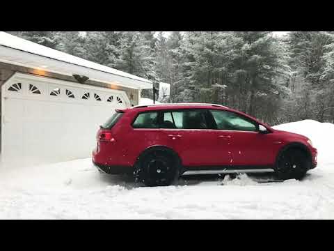 Golf Alltrack Launch Control in slow motion