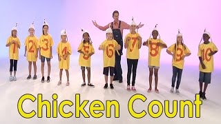 Count to 10 | Chicken Count | Count to 10 Song | Counting to 10 | Mary Jo Huff | Jack Hartmann