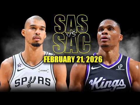 샌안토니오 스퍼스 vs 새크라멘토 킹스 풀 경기 하이라이트 – 2026년 2월 21일 | NBA 시즌