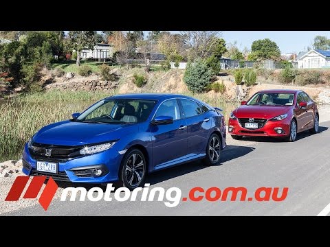 2016 Honda Civic RS v Mazda3 SP25 GT