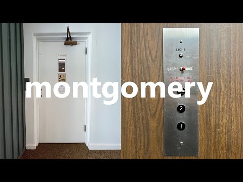 AMAZING Montgomery Hydraulic SWING DOOR Elevator - Marco Polo Medical Dental Bldg. - Burlingame, CA