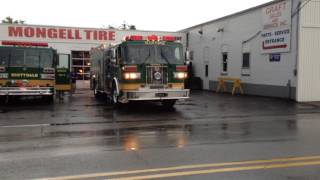 preview picture of video 'SCOTTDALE VFD STATION 58, CO. 3, ENGINE 58 RESCUE, GOING BACK TO FIRE STATION IN SCOTTDALE, PA.'