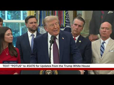 President Trump Makes an Announcement, Sep. 2, 2025