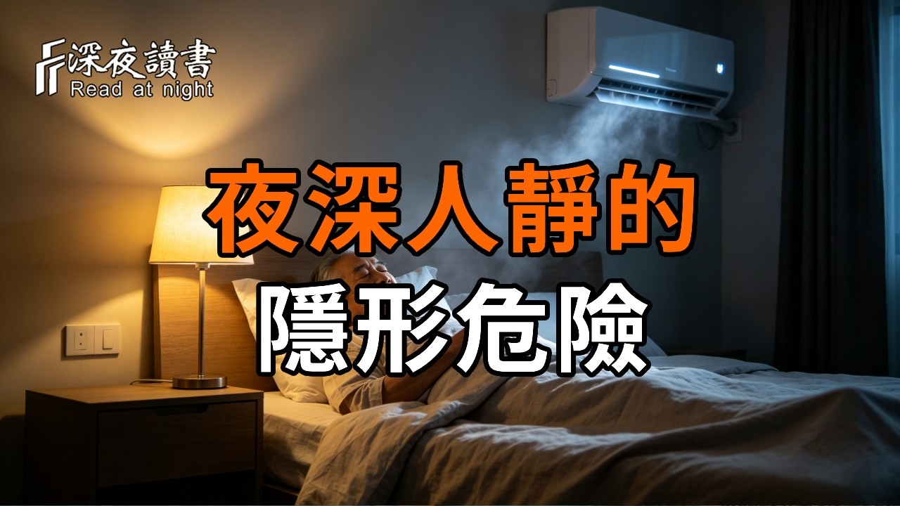 夜深人靜的隱形危險！捨不得開空調的長輩，別讓節儉傷了自己【深夜讀書】#人生感悟 #正能量 #情感 #晚?