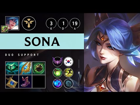 Sona Support vs Zyra - KR Master Patch 25.13