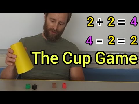 Number Sense, Fact Families, The Cup Game! Mr. B's Brain - A Mini Lesson