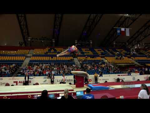 FIDELIS Thais (BRA) - 2018 Artistic Worlds, Doha (QAT) - Qualifications Vault 1