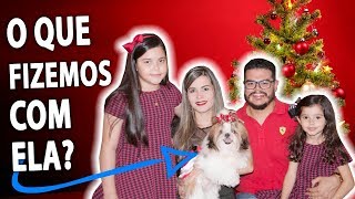 O QUE FIZEMOS COM A NOSSO CACHORRINHA PARA O NATAL? | FAMÍLIA COSTA