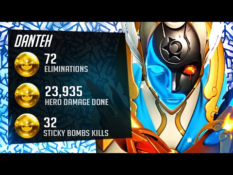 72 ELIMS - DANTEH Dominating as Echo! [ Overwatch Season 28 Top 500 ]