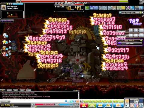 Level 200 Aran Solos Zakum in less than 10 seconds