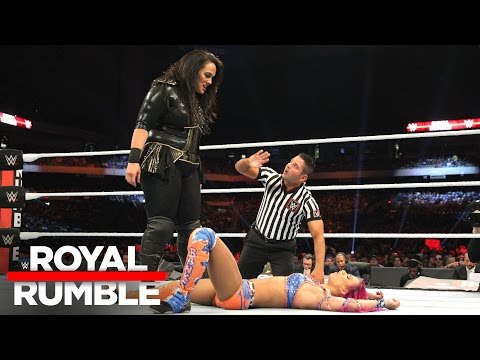 Sasha Banks vs. Nia Jax: Royal Rumble 2017 Kickoff