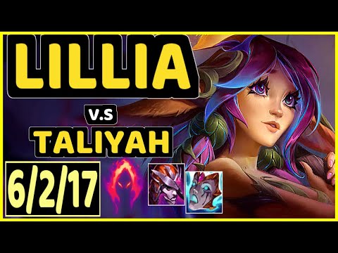 UMTI (LILLIA) vs TALIYAH - 6/2/17 KDA JUNGLE CHALLENGER GAMEPLAY - KR