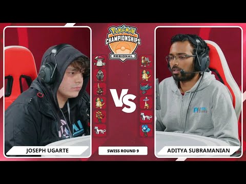 Joseph Ugarte Vs Aditya Subramanian - Pokemon 2024 Portland Regionals Round 9