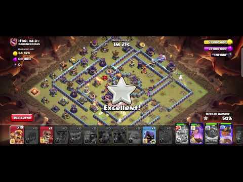 Witness the Annihilation TH15 Base Devastation in Clan Wars : Epic Clash of Clans Gameplay!