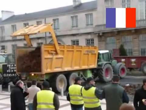 Dwa strajki Rolników Polskich i Francuzkich
