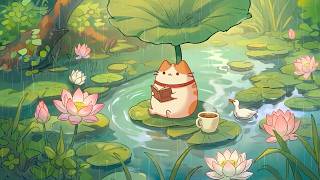 Eyes on the sky… life feels lighter in the rain ” ☂️ Cozy Lo fi Jazz Beats for Studying, Deep Focus