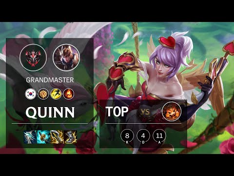 Quinn Top vs Gnar - KR Grandmaster Patch 11.4
