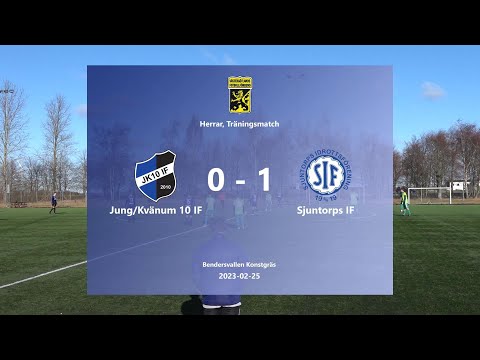 230225 Jung/Kvänum 10 IF - Sjuntorps IF, Höjdpunkter
