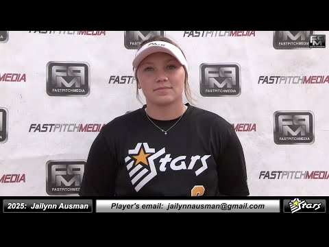 2025 Jailynn Ausman Athletic Catcher Softball Skills Video - Colorado Stars - deThouars