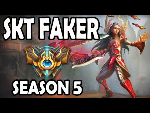 SKT T1 Faker Irelia vs Riven TOP Ranked Challenger Korea