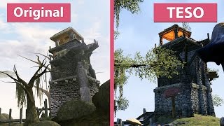 Сравнение графики и локаций в Morrowind`ах 2002 и 2017 годов