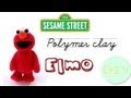 Polymer Clay Elmo Sesame Street TUTORIAL