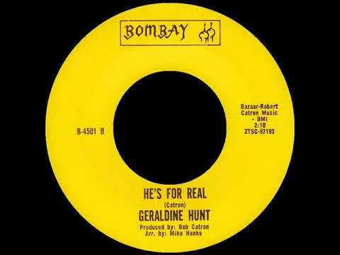 Geraldine Hunt - He's For Real -  BOMBAY 4501