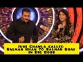 Juhi Chawla Called Salman Khan To Salman Bhai Big Boss Salman Khan Juhi Chawla Best Youtube