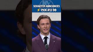 SCHAEF DADDY announces Pick #13! ????