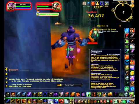 WoW MoP quest - Manipulating the Saurok